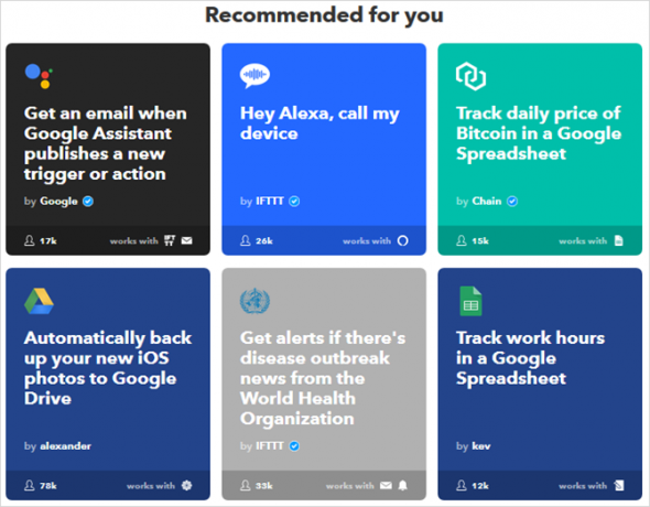 Pagrindinis „IFTTT vadovas“: naudokite galingiausią žiniatinklio įrankį, kaip ir „Pro IFTTTR“, rekomenduojamas programas