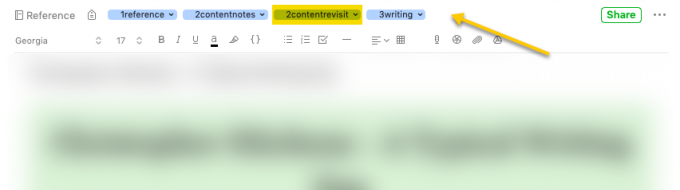 Žymėjimas „Evernote“