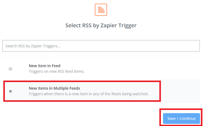 rss pagal zapier kelis kartus