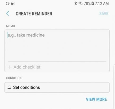 Kaip skiriasi „Android“, priklausomai nuo aparatūros gamintojo, „Android“ versijų „samsung note8 bixby“ priminimas 529x500