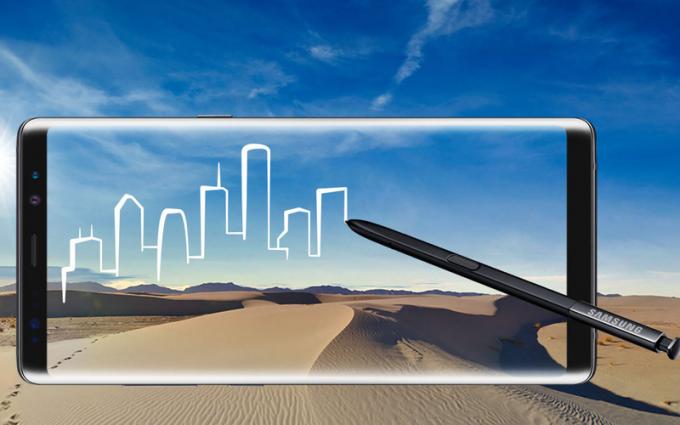 „Samsung Galaxy Note 8“ telefonas