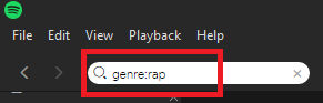 „Spotify“ paieškos žanras