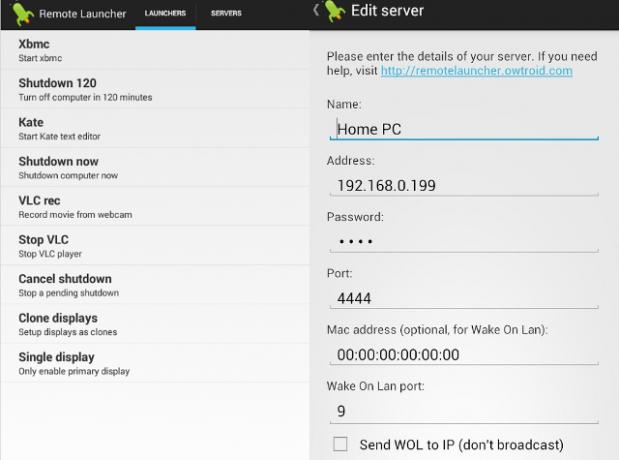 linux android nuotolinio paleidimo įrenginys