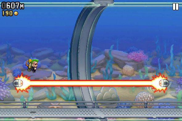 žaidimas „jetpack joyride“