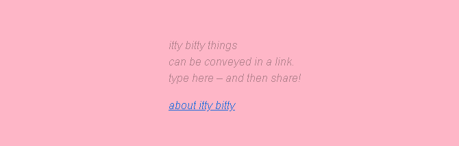 Sukurkite nemokamą HTML svetainę su „Itty Bitty“