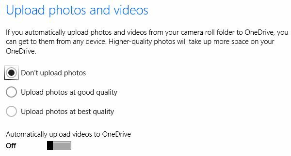 „OneDrive“ fotoaparato ritinys