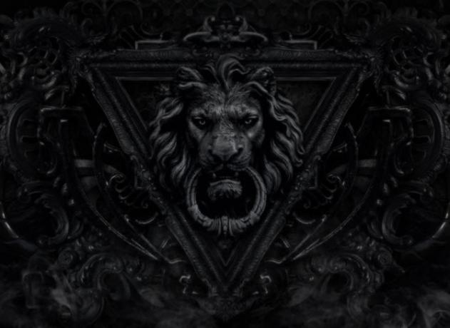 „Gothic Lion Dark“ tapetai