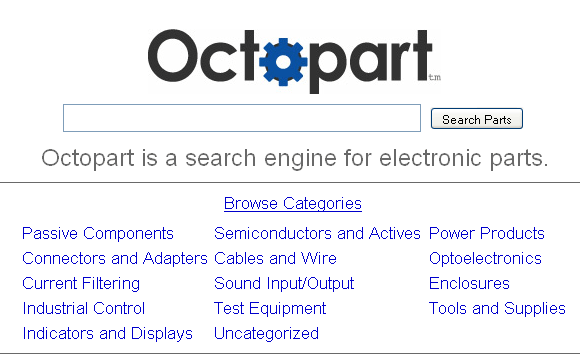 elektronikos dalių paieška