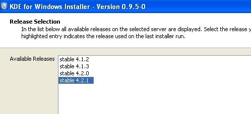 kde versija