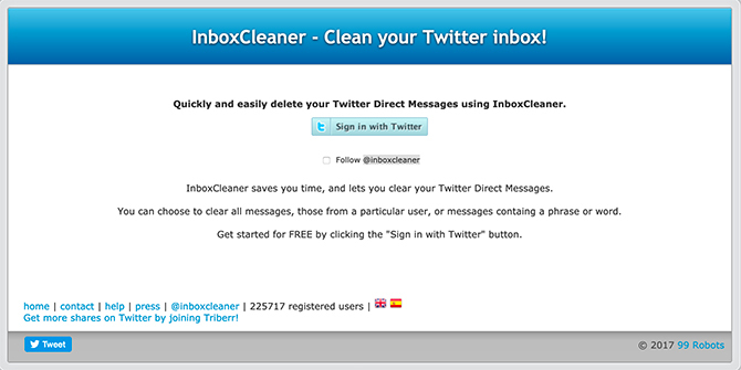 „Inbox Cleaner“ „Twitter“