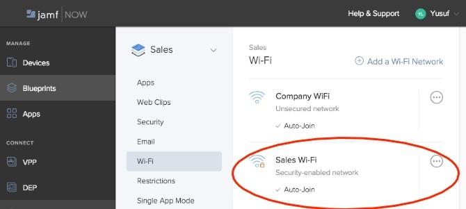 „Jamf“ dabar diegia „WiFi“ tinklų valdymą