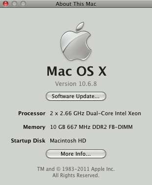 mac os x liūtas