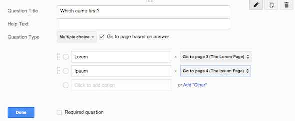 „Google-Forms-Logic“