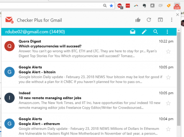 skirtingi būdai patikrinti gmail
