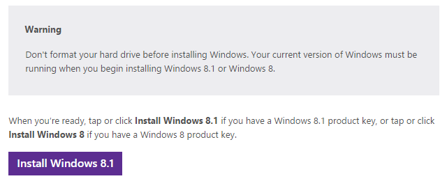 „Windows 8.1“ diegimo failai