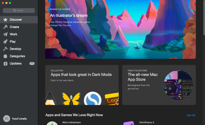 „macOS Mojave App Store“