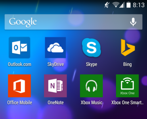 „Windows 8“ ir „Android“ integracija