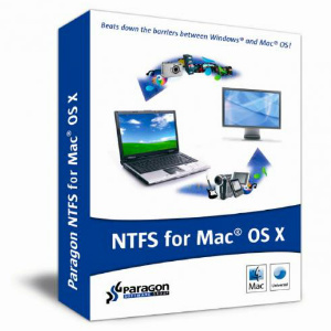 „Paragon NTFS“, skirta „Mac OS X“, Peržiūrėkite „Paragon ntfs“ logotipą