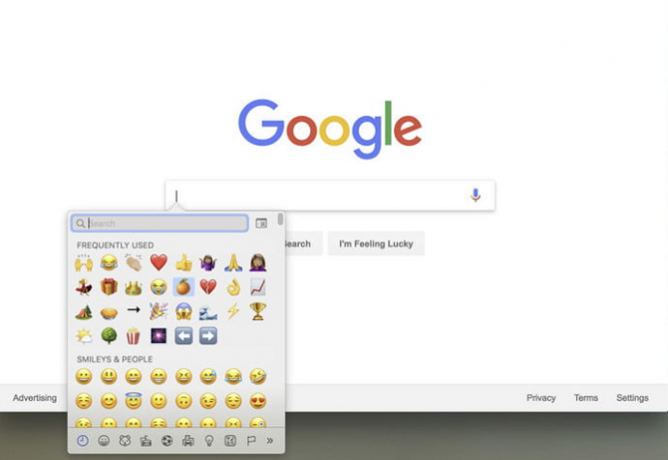 Kaip atrakinti jaustukų biblioteką „Chrome“ staliniuose kompiuteriuose „Emoji chrome“ 670 x 461