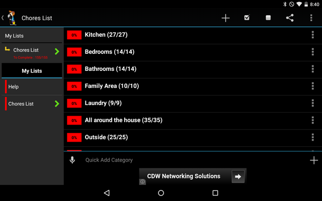 „AndroidChoreApps-Chores-List“