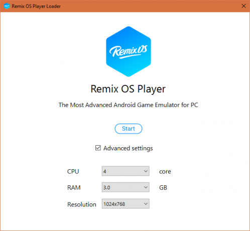 „Remix“ OS leistuvo pirmojo paleidimo konfigūracija