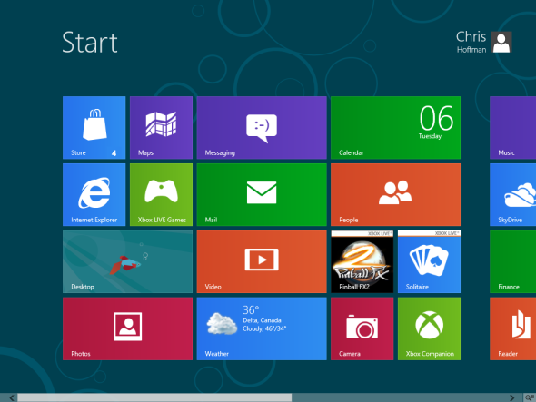 „Windows 8“ darbalaukis