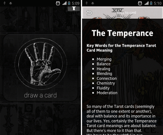 „Android-apps-tarotcards“