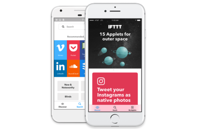 IFTTT mobilioji programa