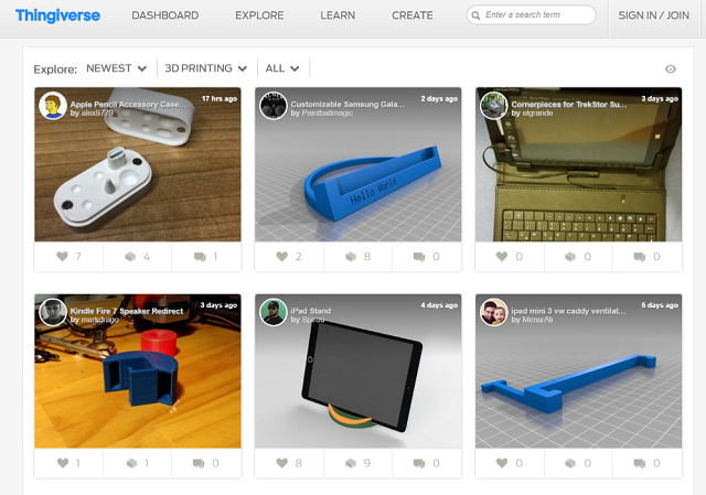 „ThingiVerse“