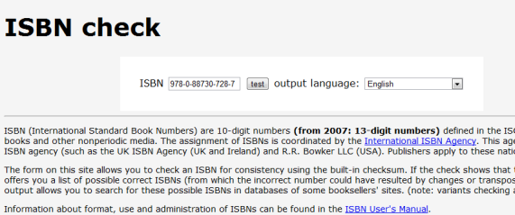 patikrinkite isbn numerį