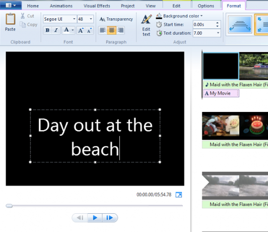„Windows“, „Movie-Maker“, pavadinimai