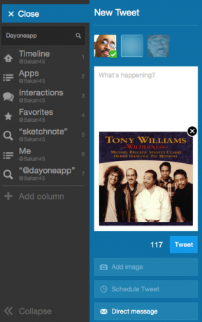 Naujas „Mac“ skirtas „TweetDeck“ apima geresnį „Tweeting“ ir vaizdų peržiūros „TweetDeck“ atnaujinimą