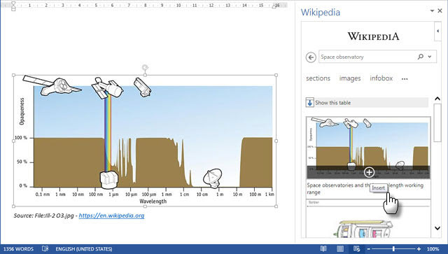 „Office“ produktyvumo patarimas # „Vikipedijos“ programa