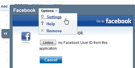 susirask draugų „Facebook“ per „Yahoo“
