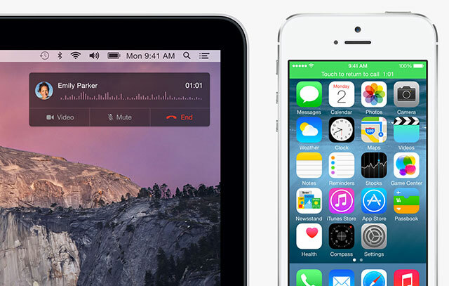 Kas naujo „iOS 8“? Mac skambutis