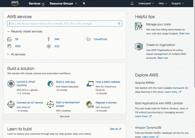 atsarginį „amazon s3 Linux“ įrenginį