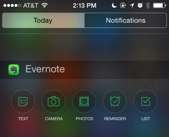 „Evernote“ valdiklis