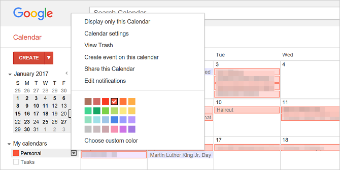 Kaip pakeisti numatytąją įvykio spalvą „Google“ kalendoriaus „Google“ kalendoriaus numatytojoje įvykio spalvoje