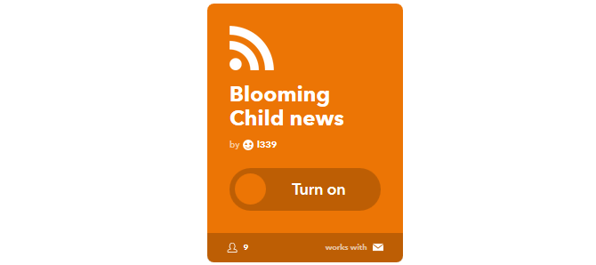 Svarbiausias IFTTT vadovas: naudokite galingiausią žiniatinklio įrankį kaip „Pro 53IFTTT BloomingChildNews“