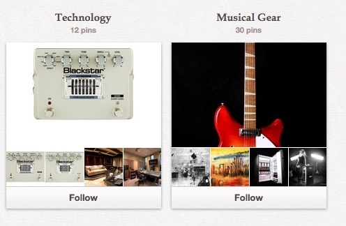 Kaip jūsų muzikos grupė gali roko „Pinterest Pinterest Music Gear“