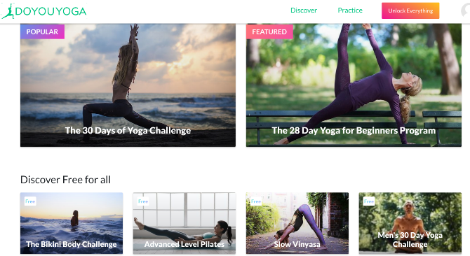 „DoYouYoga“ siūlo septynis nemokamus mėnesio trukmės pradedančiųjų kursus