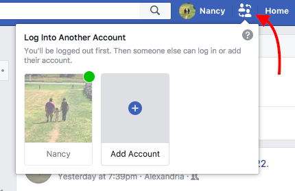 Kaip greitai perjungti Facebook profilius viename kompiuteryje