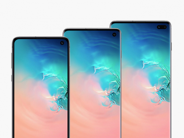 „Galaxy S10“ skylių perforavimo kamera