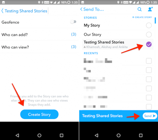 „snapchat“ sukurti 3 istorijos funkciją