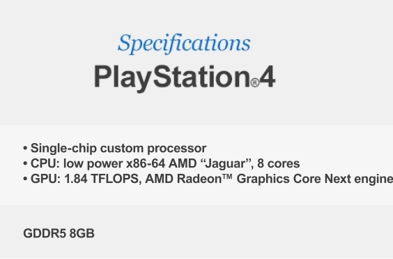 Kaip „Microsoft“ gali pranokti „Sony“ pranešimą [MUO Gaming] ps4specs