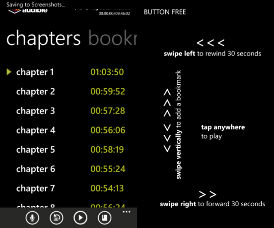 muo-windowsphone-garsumo grotuvo savybės