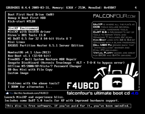 „F4UBCD1 Pre-boot“