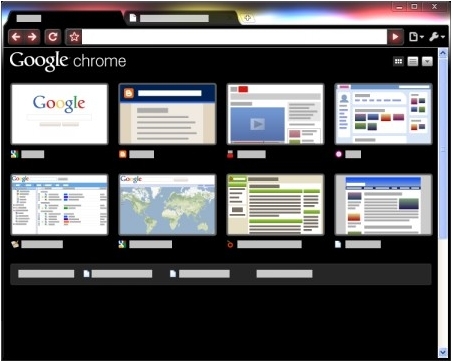 „Google Chrome“ temos