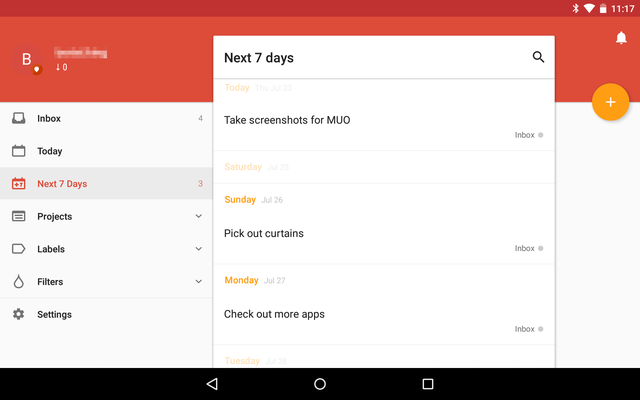 „AndroidRememberThings-Todoist“