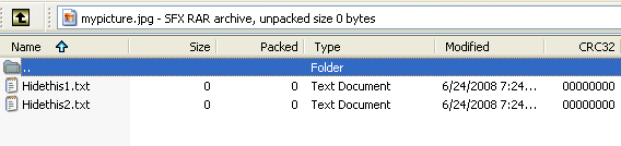 Slėpti failus sistemoje „Windows“